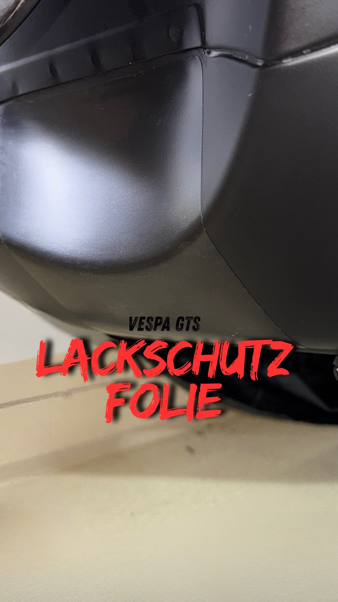 Lackschutzfolie für alle Vespa GTS/GTV - MATT